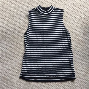 Jcrew Striped Woman’s Sleeveless Sweater Top